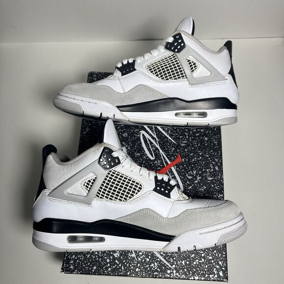 Size 8 - Jordan 4 Retro Mid Military Black